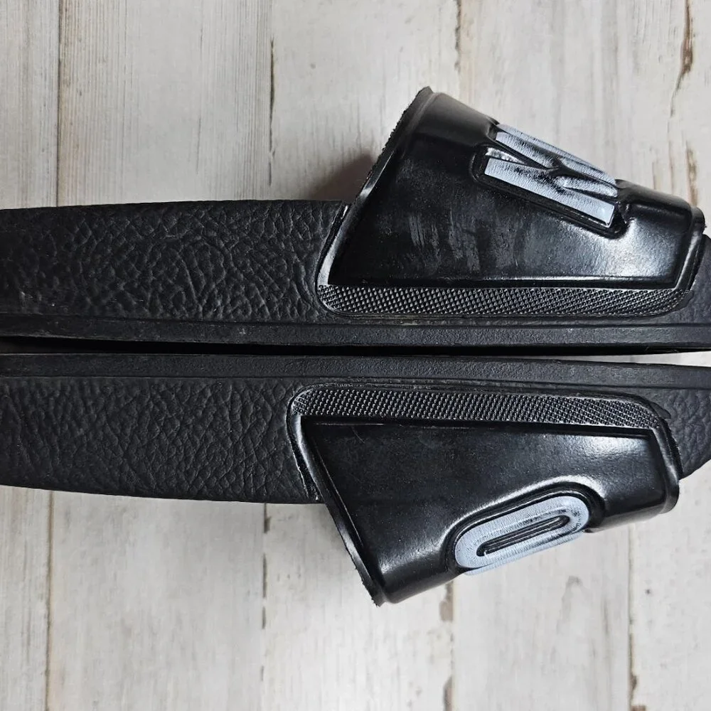 Moschino Couture Milano Logo Slides | Size 35 | Black | Made in Italy